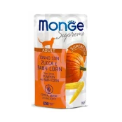 Влажный корм Monge Cat Wet Adult для взрослых кошек, тунец с тыквой и молодой кукурузой, 80 г