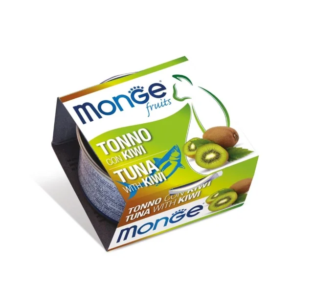 Влажный корм Monge Cat Wet Adult для взрослых кошек, тунец из киви, 80 г