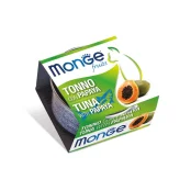 Влажный корм Monge Cat Wet Adult для взрослых кошек, тунец и папайя, 80 г