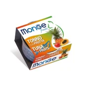 Влажный корм Monge Cat Wet Adult для взрослых кошек, тунец с фруктами, 80 г