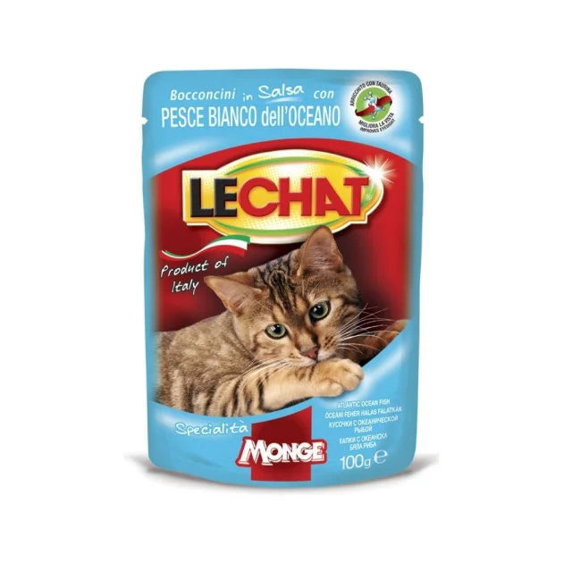 Вологий корм Monge LC Cat Wet Adult для дорослих котів, океанічна риба, 100 г