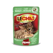 Влажный корм Monge LC Cat Wet Adult для взрослых кошек, говядина с овощами, 100 г