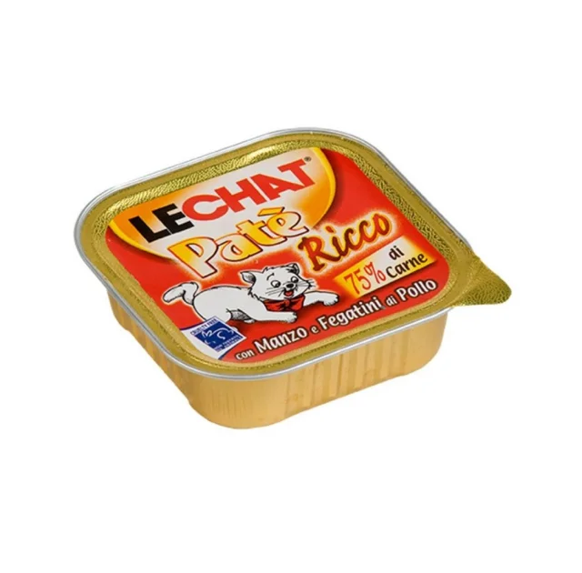 Вологий корм Monge LC Cat Wet Adult для дорослих котів, яловичина та курка, 100 г