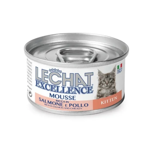 Вологий корм Monge LCE Cat Wet Kitten для кошенят, лосось з куркою, 85 г