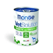Влажный корм Monge VetSolution Wet Diabetic & Obesity, для взрослых собак с диабетом, 400 г