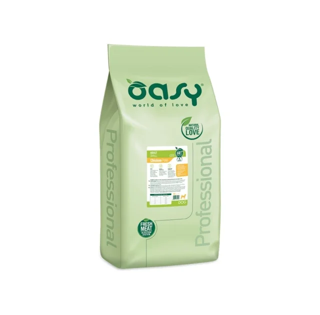 Сухий корм Oasy Dog Lifestage Adult Small для дорослих собак малих порід, курка, 4.5 кг
