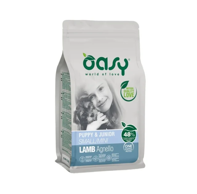 Сухий корм Oasy Dog OAP Puppy Small/Mini для цуценят малих порід, ягня, 2.5 кг