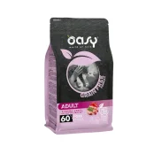 Беззерновий сухий корм Oasy Cat Grain Free Sterilized для стерилізованих котів, свинина з яблуком та шипшиною, 1.5 кг