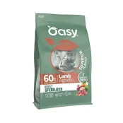 Сухий корм Oasy Dry Cat Superior Sterilized для стерилізованих котів, ягня, 0.3 кг