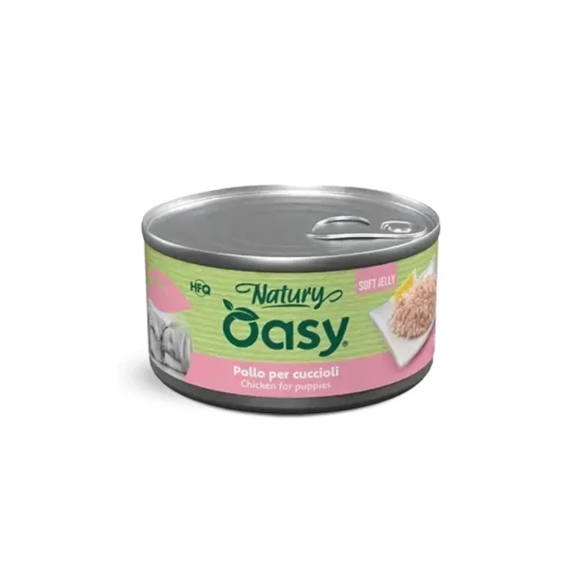 Вологий корм Oasy Dog Wet Natury Puppy для цуценят, курка, 150 г