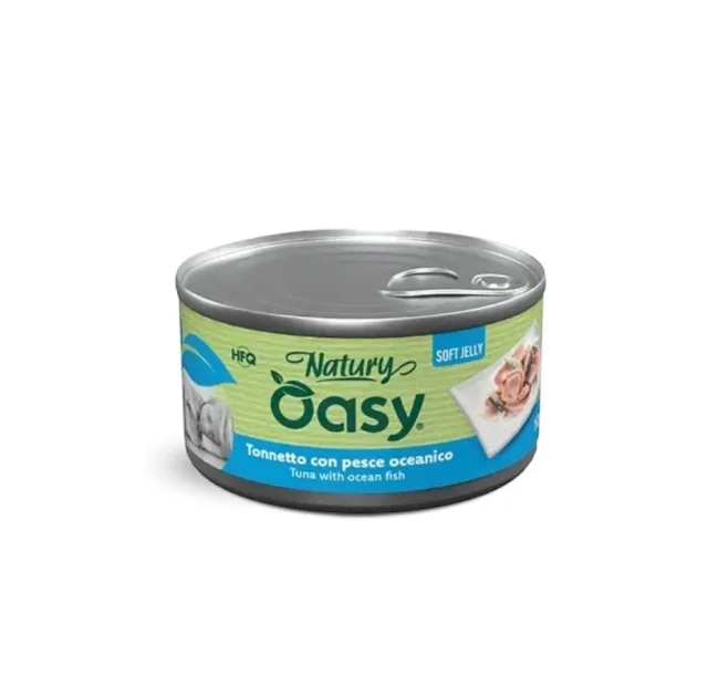 Вологий корм Oasy Dog Wet Natury для собак, тунець та океанічна риба, 150 г