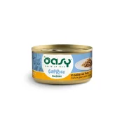 Вологий корм Oasy Cat Wet Caprice для дорослих котів, курка, шматочки в соусі, 85 г