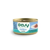 Вологий корм Oasy Cat Wet Caprice для дорослих котів, тунець, шматочки в соусі, 85 г