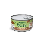 Вологий корм Oasy Cat Wet Natury для дорослих котів, курка з печінкою та картоплею, 85 г