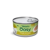 Вологий корм Oasy Cat Wet Natury для дорослих котів, тунець з манго, 85 г