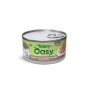 Вологий корм Oasy Cat Wet Natury для дорослих котів, тунець з кальмарами, 85 г