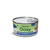 Вологий корм Oasy Cat Wet Natury для дорослих котів, тунець з сардинами, 85 г