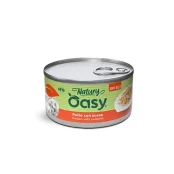 Вологий корм Oasy Cat Wet Natury для дорослих котів, курка з гарбузом, 85 г