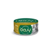 Вологий корм Oasy Cat Wet More Love для дорослих котів, курка з сочевицею, 70 г