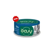 Вологий корм Oasy Cat Wet More Love для дорослих котів, тунець з камбалою, 70 г