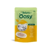 Вологий корм Oasy Cat Wet Natury для дорослих котів, філе курки, 70 г