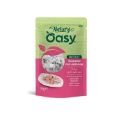 Вологий корм Oasy Cat Wet Natury для дорослих котів, тунець з лососем, 70 г
