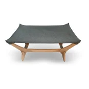 Гамак-лежак PetJoy для котов, бело-серый, 55×45×18 см