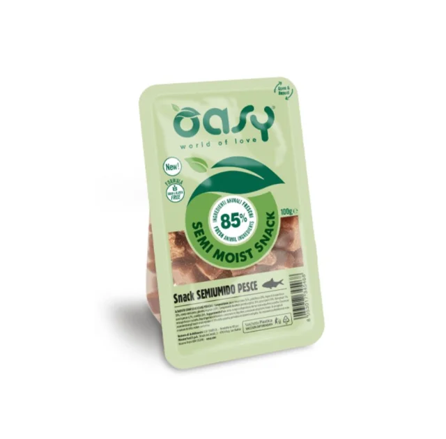 Ласощі Oasy Dog Natural Snacks для собак усіх вікових груп та порід, риба, 100 г