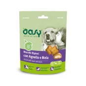 Лакомство Oasy Dog Treats для взрослых собак, ягненок и яблоко, 80 г