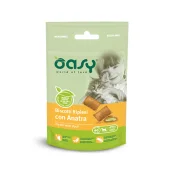 Лакомство Oasy Cat Treats для кошек всех возрастов, утка, 60 г