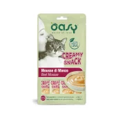 Лакомство Oasy Cat Сreamy для кошек всех возрастов, говядина, 4 × 15 г