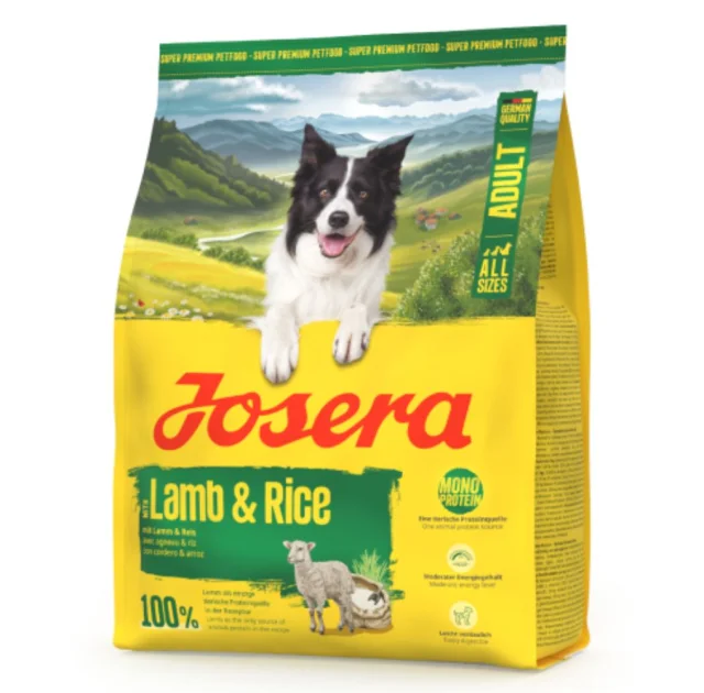 Сухий корм Josera Adult Hypoallergenic для собак всіх порід, з ягням та рисом, 0.9 кг