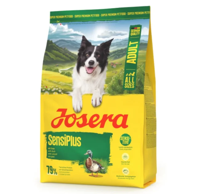 Сухий корм Josera Adult SensiPlus для собак всіх порід з чутливим травленням, з качкою, 3 кг