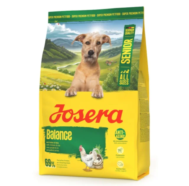 Сухий корм Josera Senior Balance для старих та спокійних собак всіх порід, з куркою, 0.9 кг