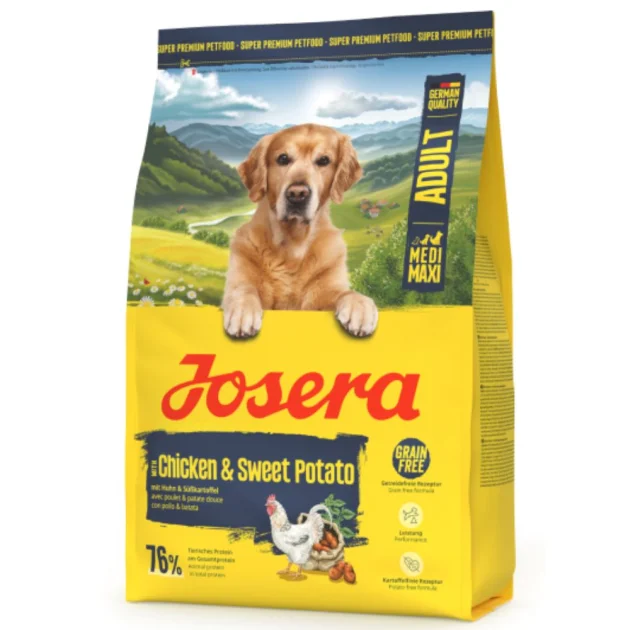 Сухий корм Josera Adult Chicken&SweetPotato для дорослих собак всіх порід, з куркою та бататом, 3 кг