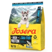 Сухий корм Josera High Protein Junior Sea Fish для активних цуценят всіх порід, з морською рибою, 0.9 кг