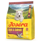 Сухий корм Josera Mini Junior Duck & Salmon для цуценят малих порід, з качкою та лососем, 0.9 кг