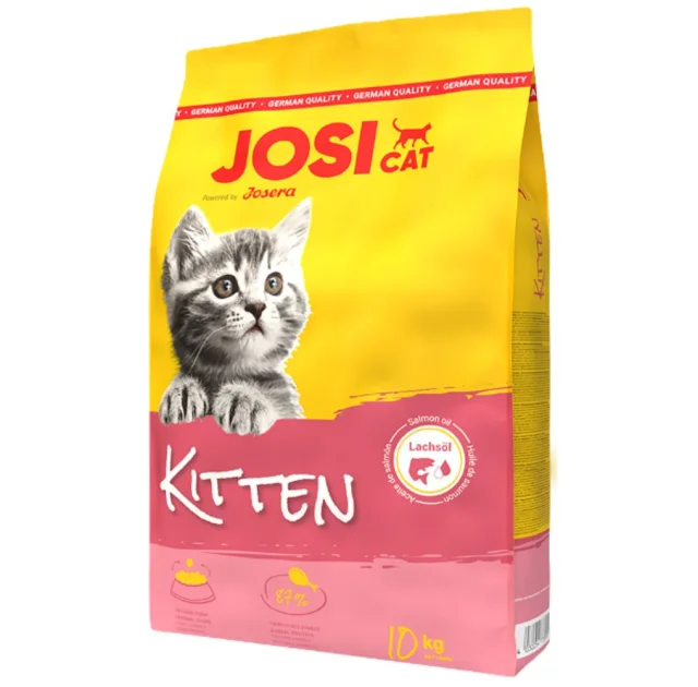 Сухий корм Josera JosiCat Kitten для кошенят всіх порід, з куркою та лососевою олією, 10 кг