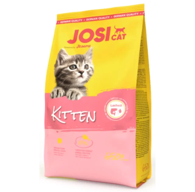 Сухий корм Josera JosiCat Kitten для кошенят всіх порід, з куркою та лососевою олією, 0.65 кг