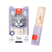 Лакомство Wanpy Creamy Lickabl Treats Tuna & Crab для кошек, тунец и краб, 5 × 14 г