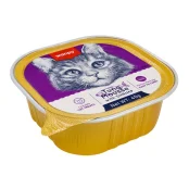 Влажный корм Wanpy Tuna & Chicken для котов, тунец с креветками, мусс, 40 г