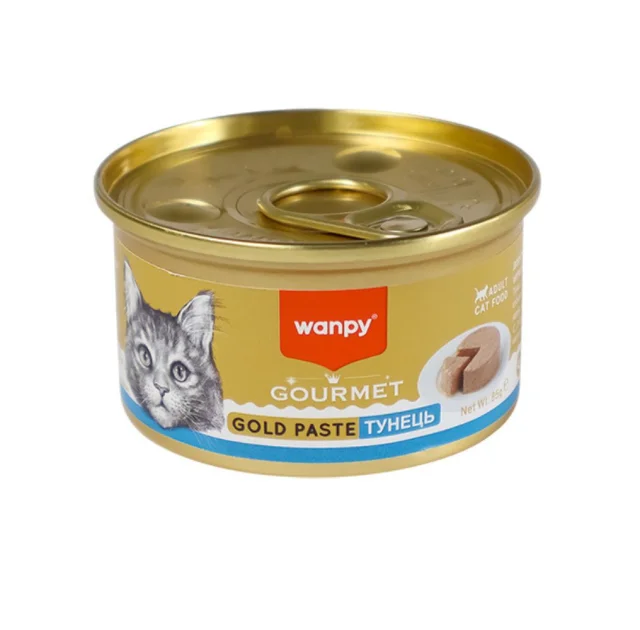 Влажный корм Gourmet Gold Paste Chicken для котов, с тунцем, паштет, 85 г