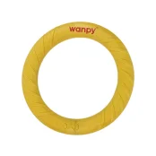 Игрушка Wanpy Ring Dog Toy для собак, кольцо, желтое, 19.5 см