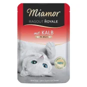 Беззерновий вологий корм Miamor Ragout Royale mit Kalb для котів, телятина, шматочки в желе, 100 г