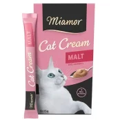 Лакомство Miamor Cream Malt для кошек, мальт, 6 × 15 г
