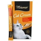 Лакомства Miamor Cream Multi-Vitamin для кошек, 6 × 15 г