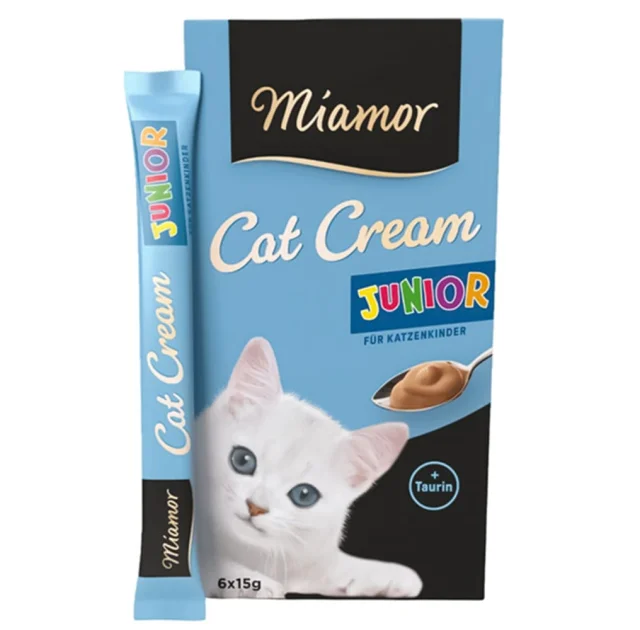 Ласощі Miamor Cream Junior для кошенят, 6 × 15 г