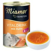 Вологий корм Miamor Vitaldrink mit Huhn для котів, бульйон з куркою, 135 мл