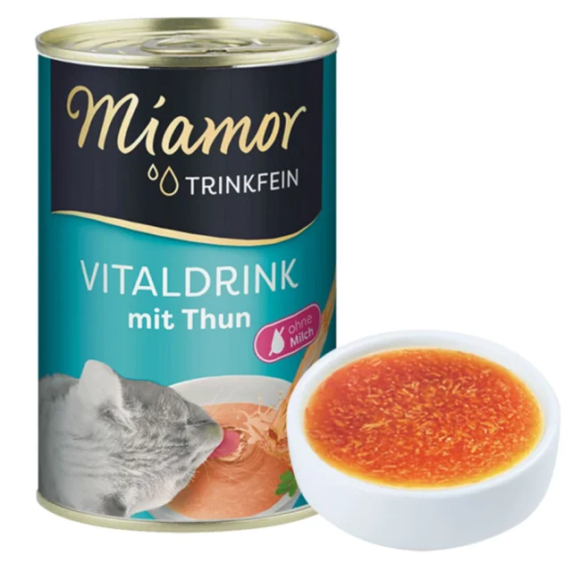 Вологий корм Miamor Vitaldrink mit Thun для котів, бульйон з тунцем, 135 мл