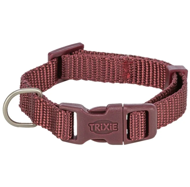 Ошейник Trixie "Premium" для собак, XXS-XS, 15-25 см, 1 см, сангрия